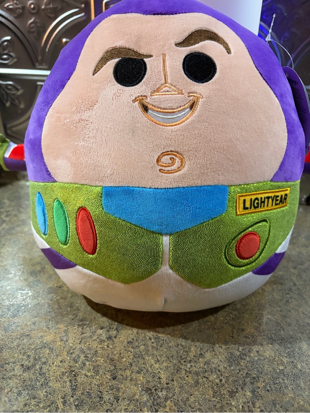 Disney Buzz Lightyear Plush in Purple, Green & Blue